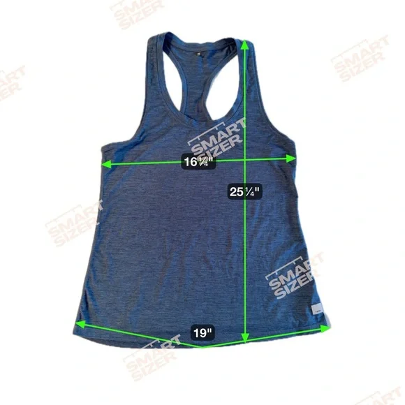 Vuori Racerback Medium Navy Blue Racerback Tank Top - Picture 6 of 7